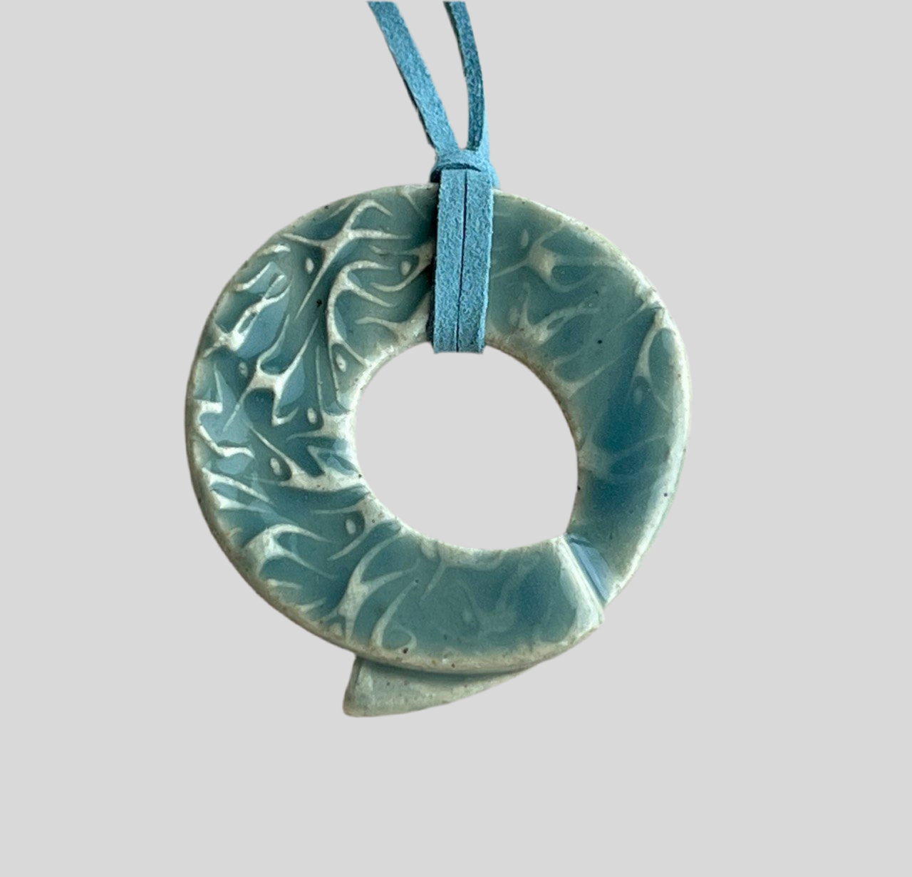 Turquoise ballerina necklace