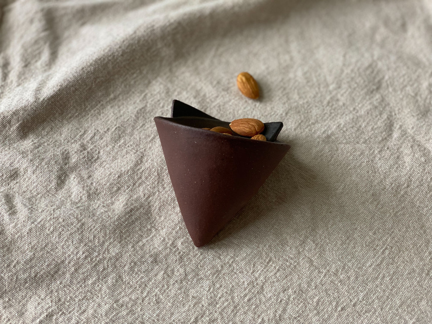 Mini Red Stoneware Snack Bowl