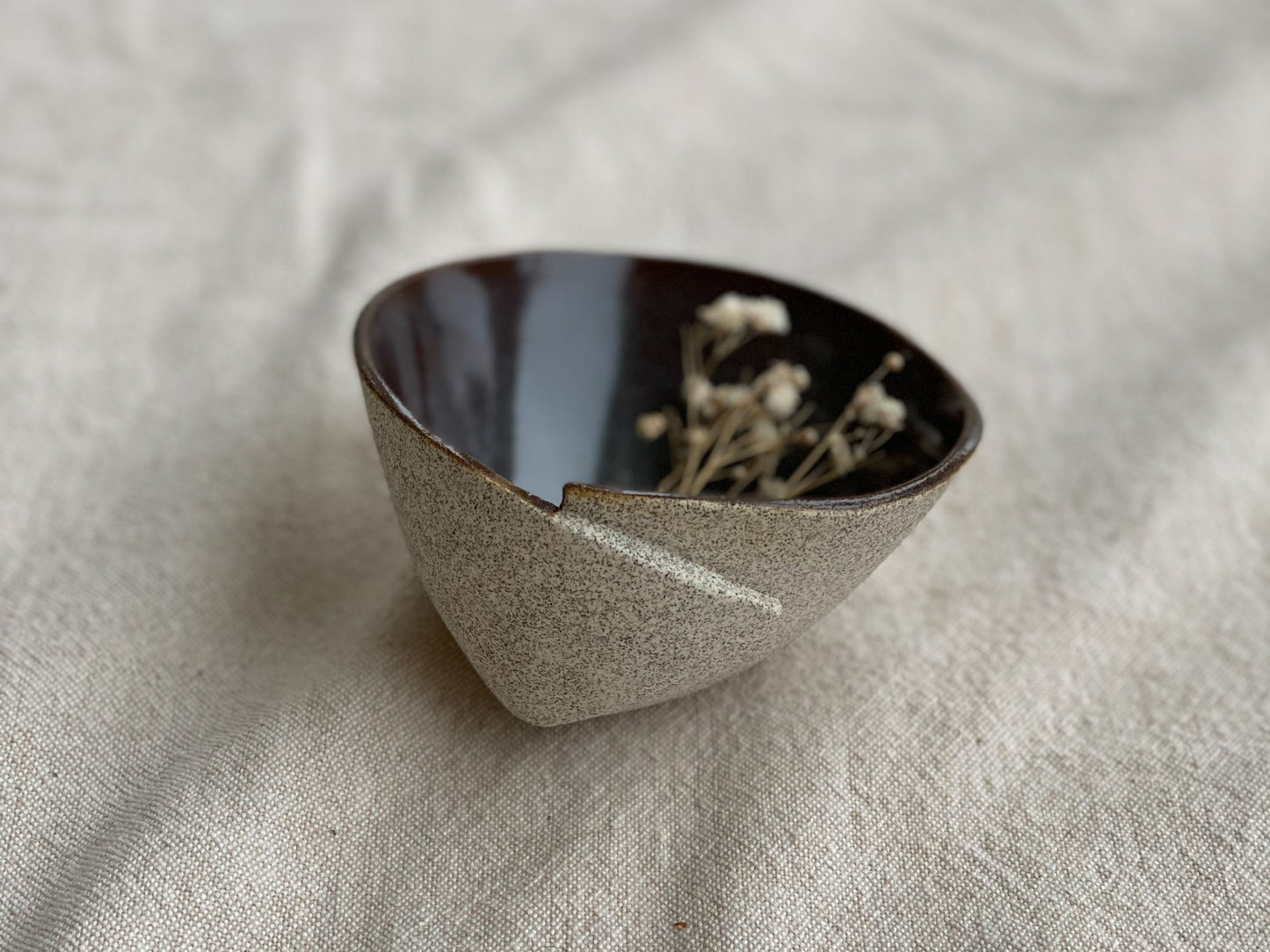 Small Stoneware Sauce Dish