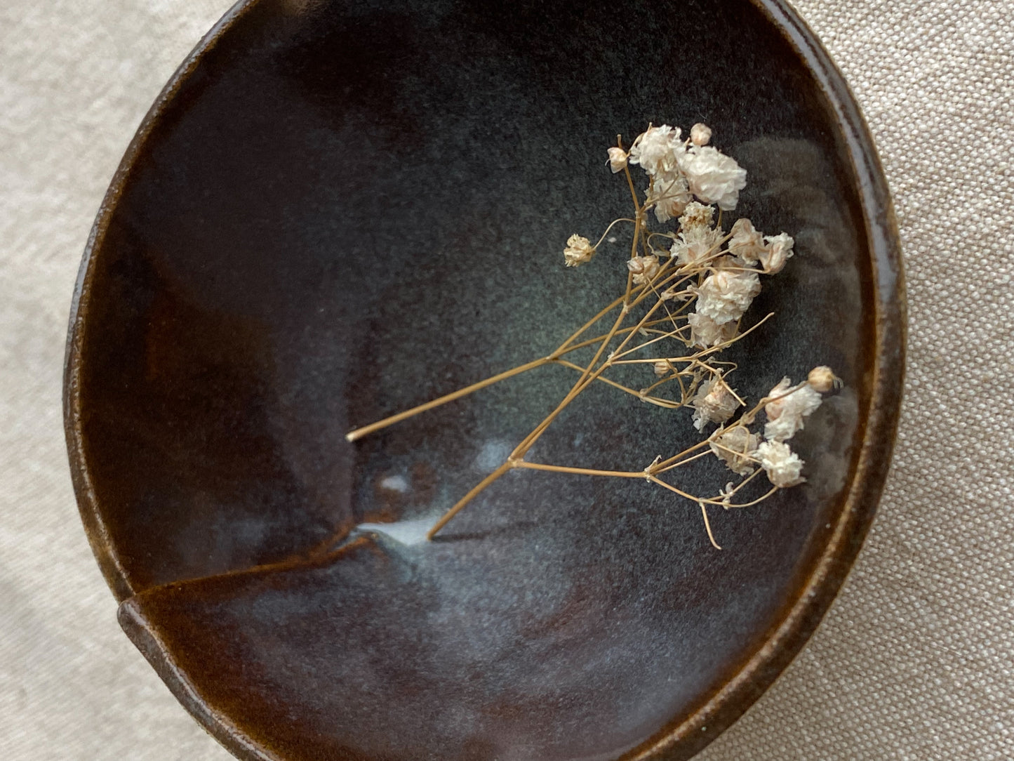 Small Stoneware Sauce Dish