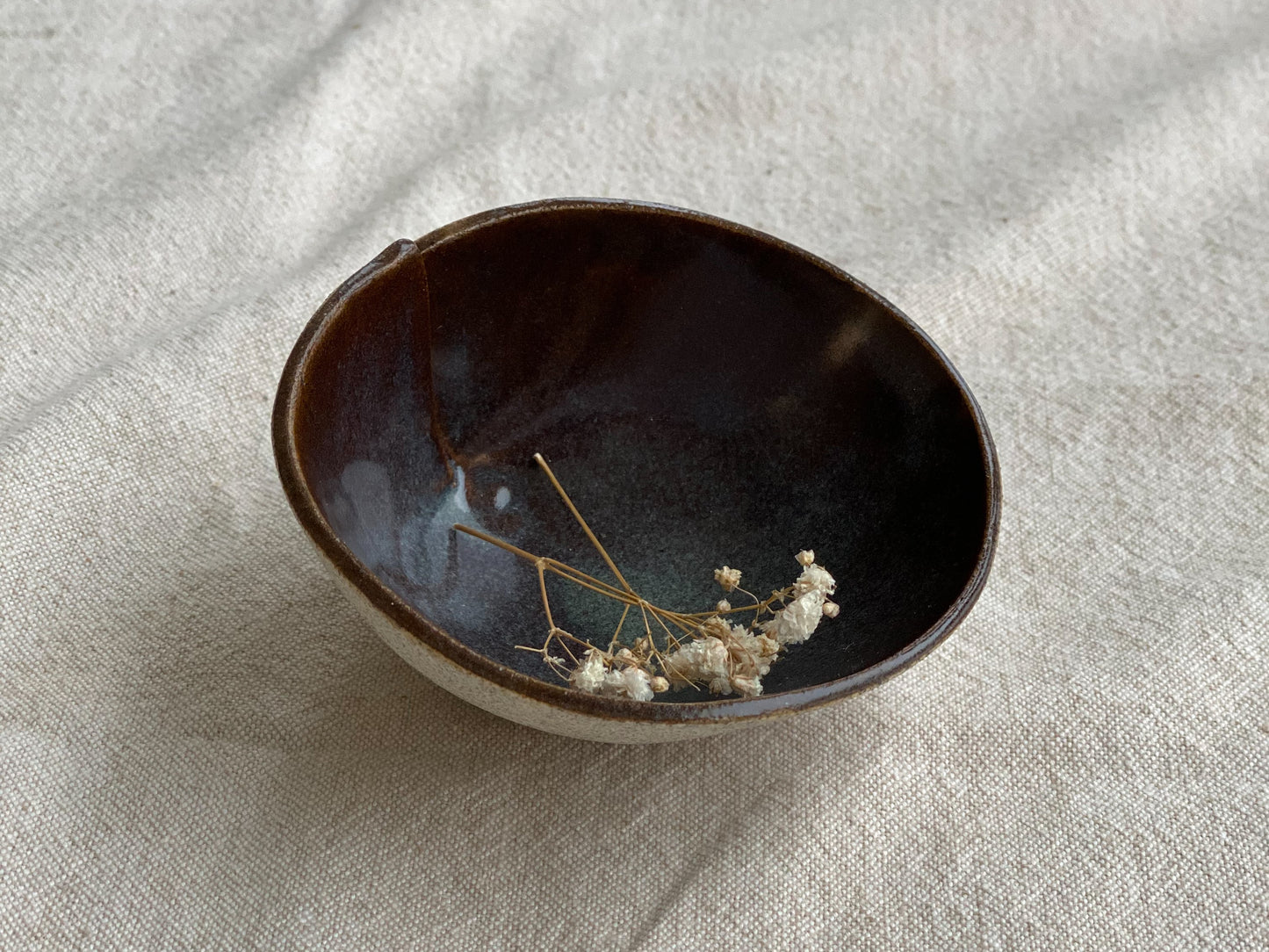 Small Stoneware Sauce Dish