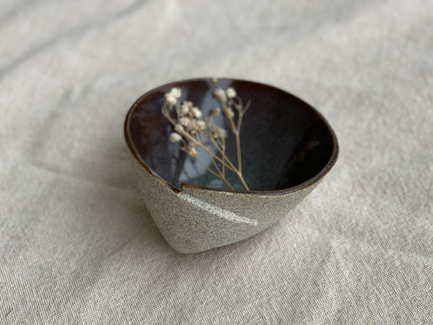 Small Stoneware Sauce Dish
