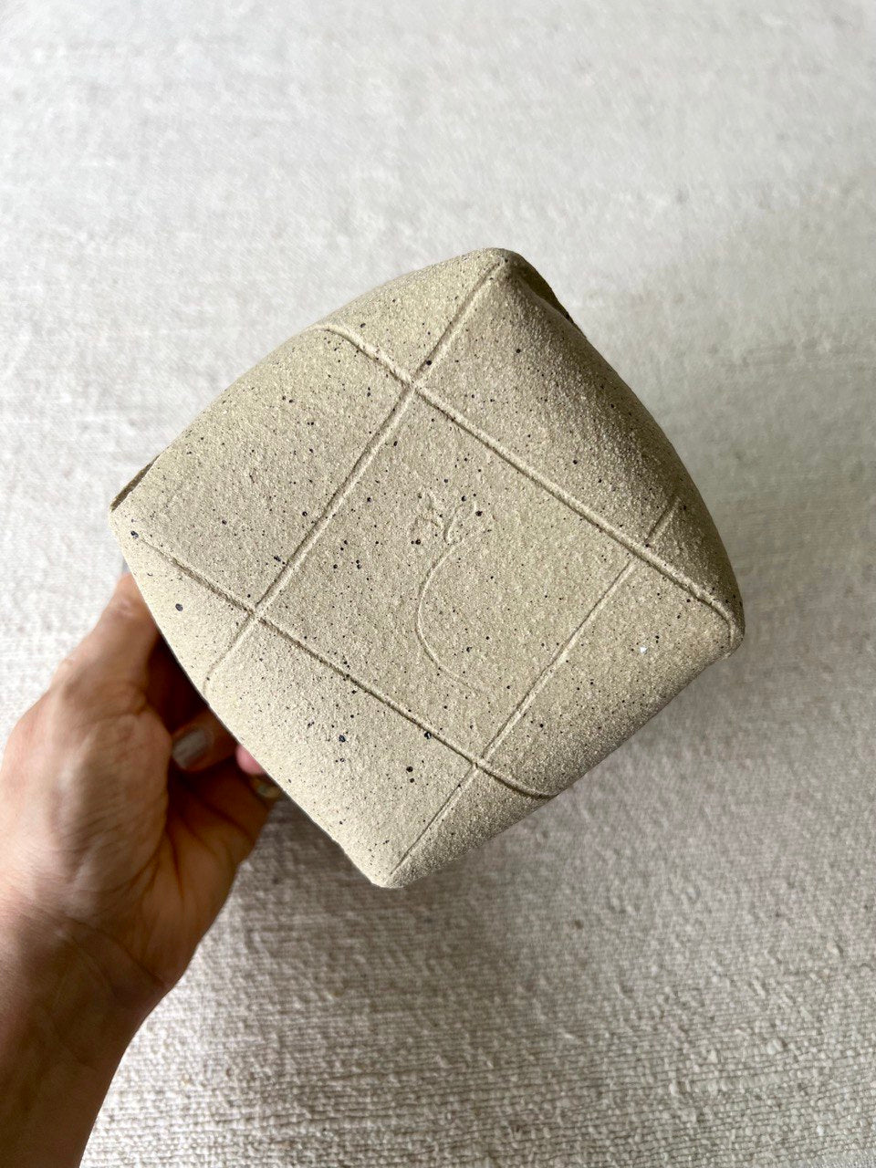 * Medium Beige Planter
