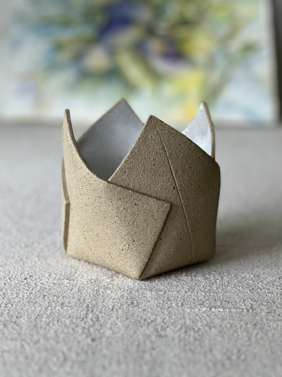 * Medium Beige Planter