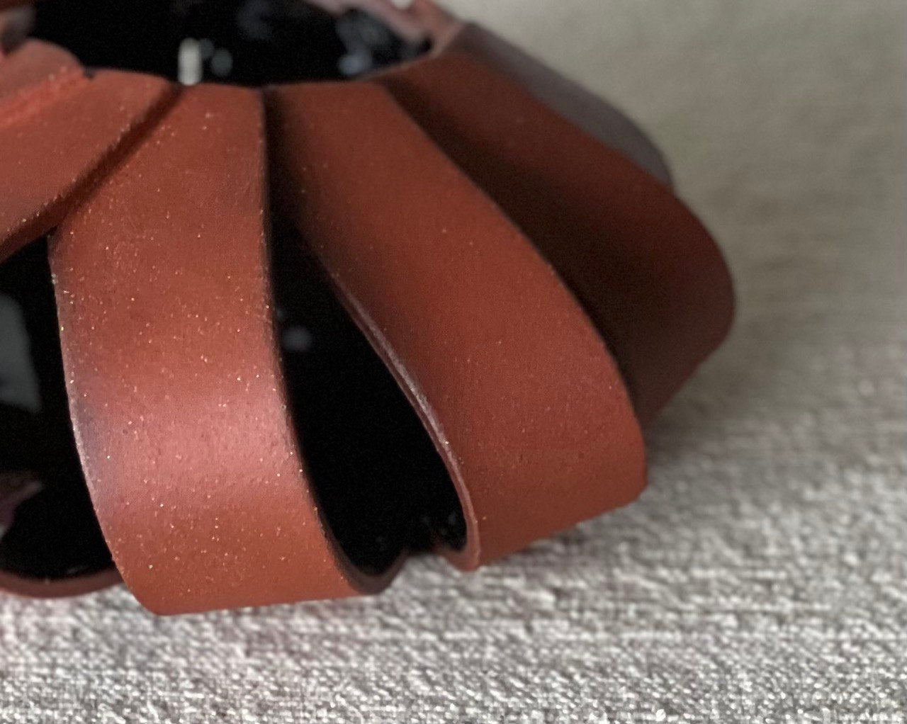 Red Contemporary Vase