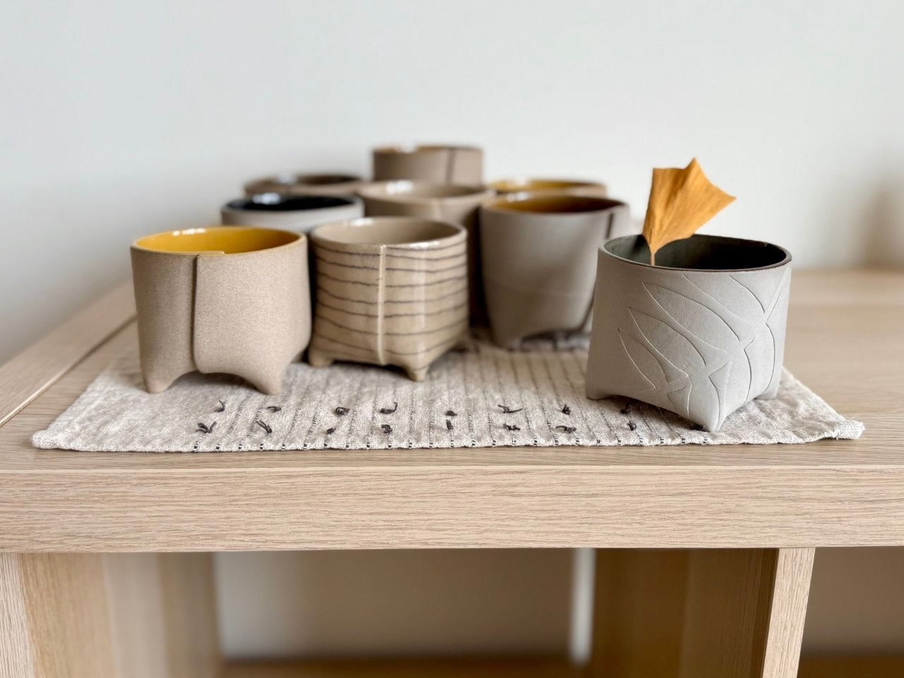 Striped Yunomi | 8 oz