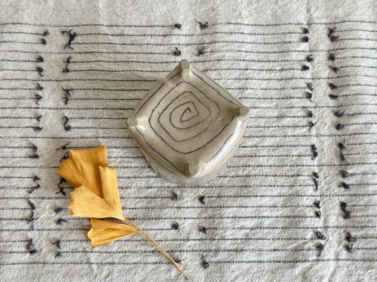 Striped Yunomi | 8 oz