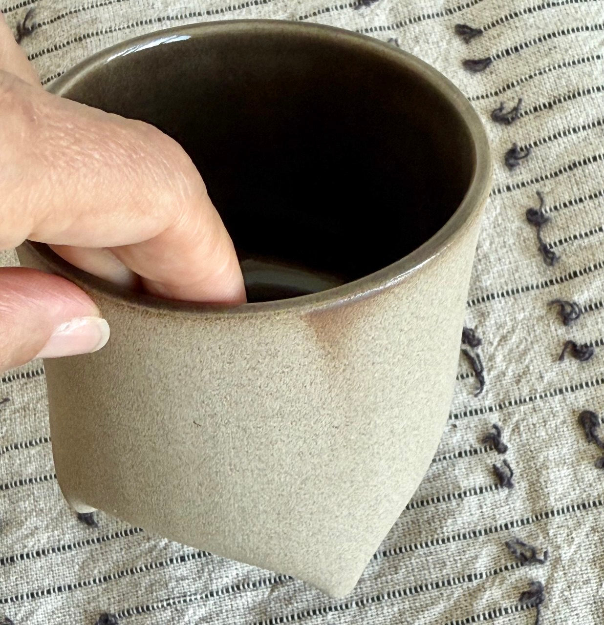 *Burnt Umber Yunomi | 9 oz