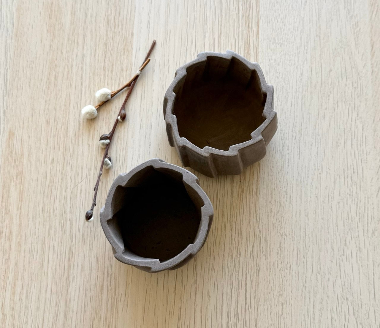 Set of 2 Cut & Fold Tumbler/ Vase Templates (No. 22)