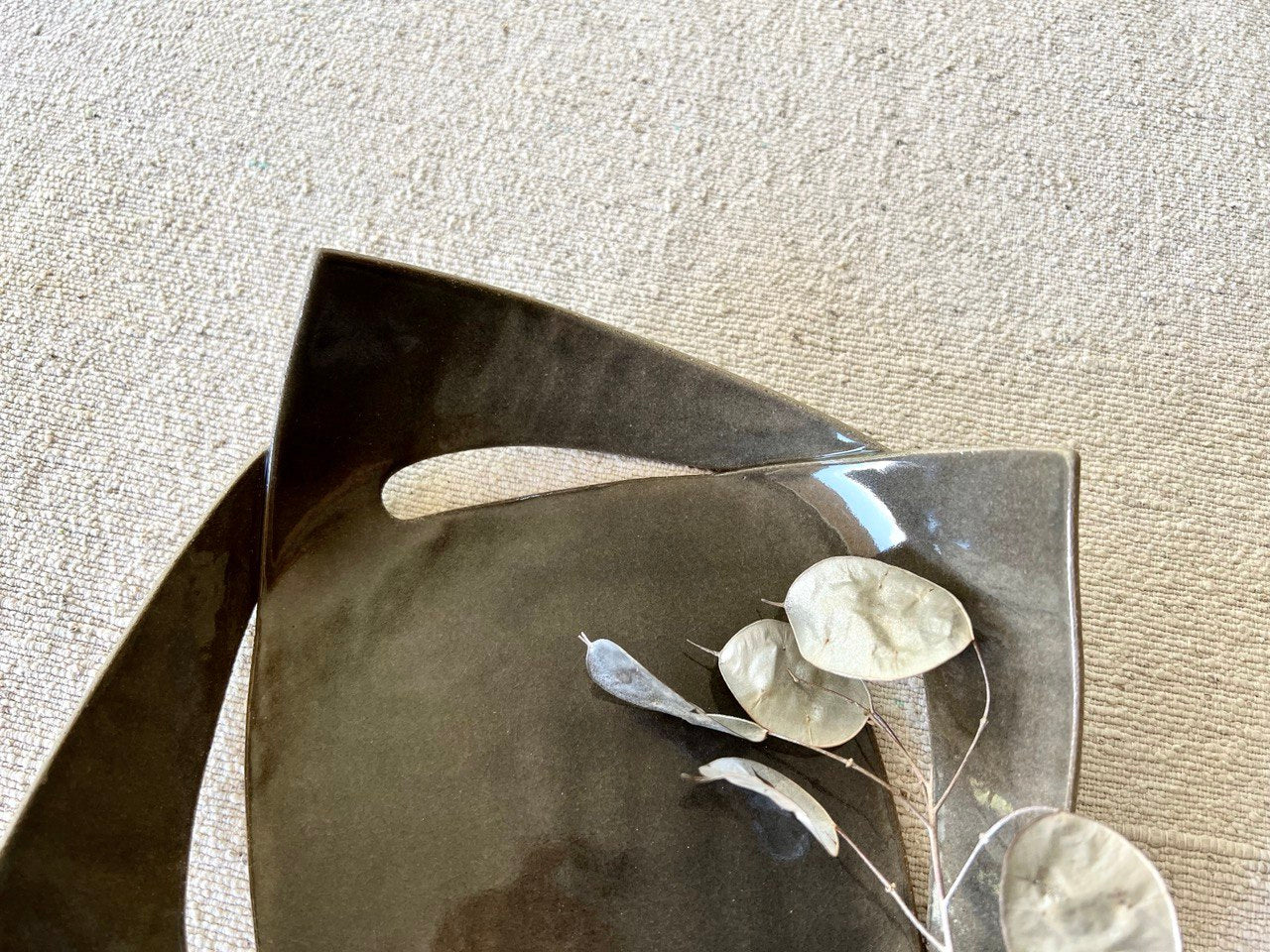 * 8" Smoke Glaze Square Plate