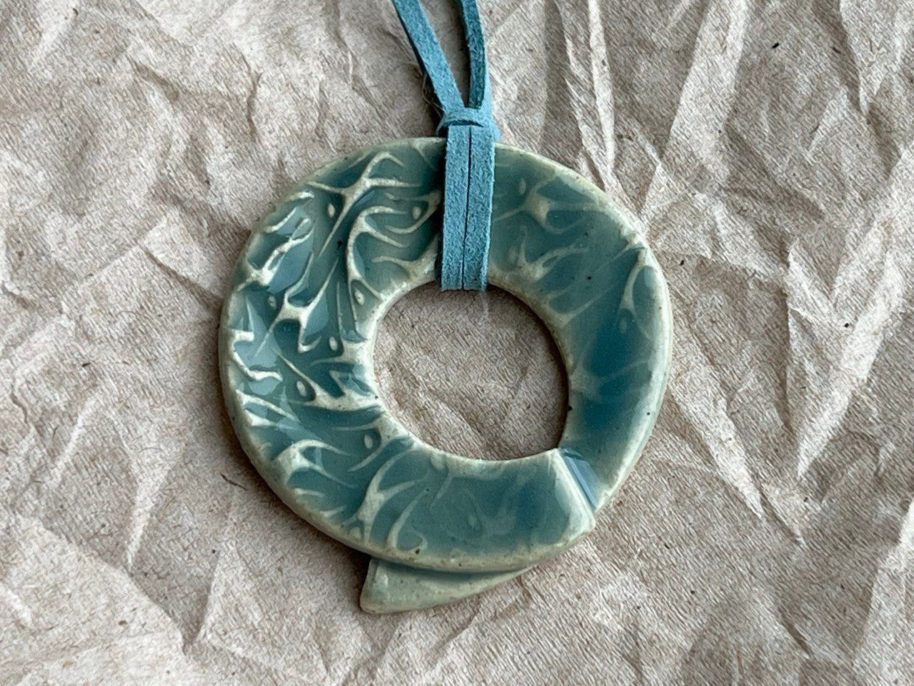 Turquoise ballerina necklace