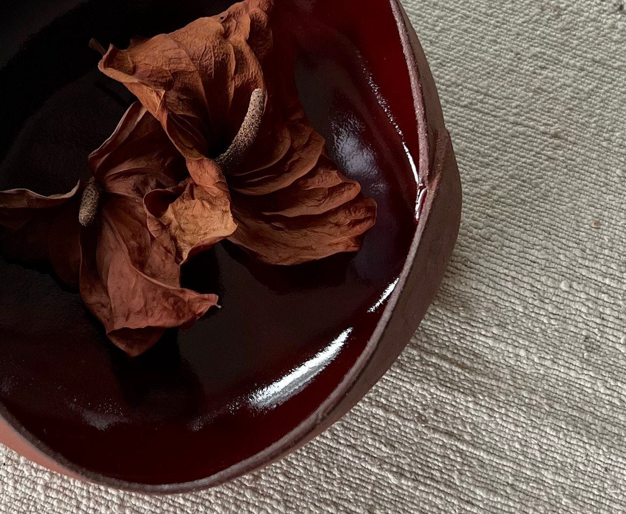 7 1/2" Red Bowl