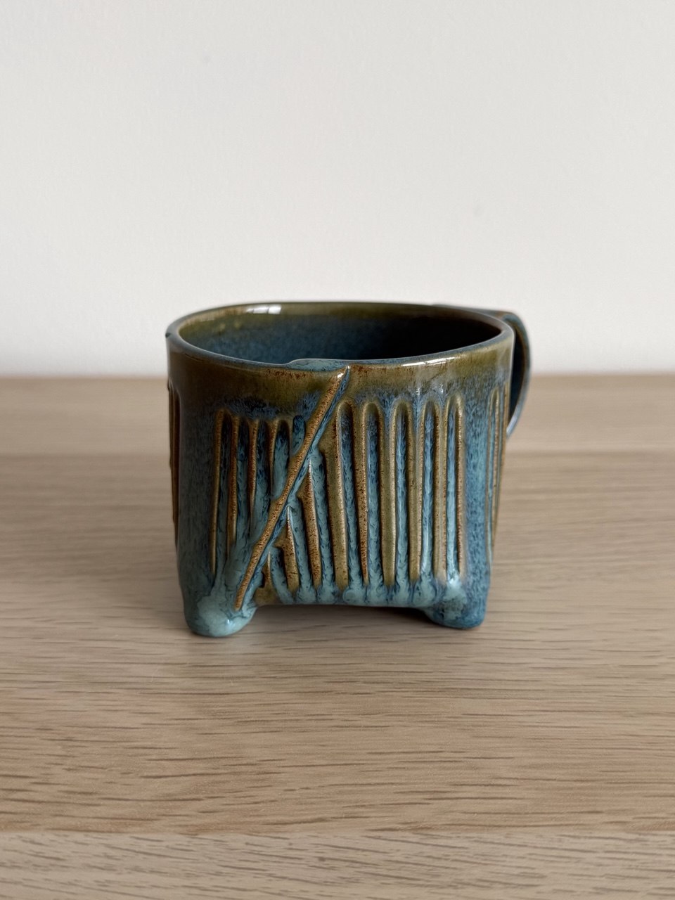 Turquoise Fluted Mug | 8oz