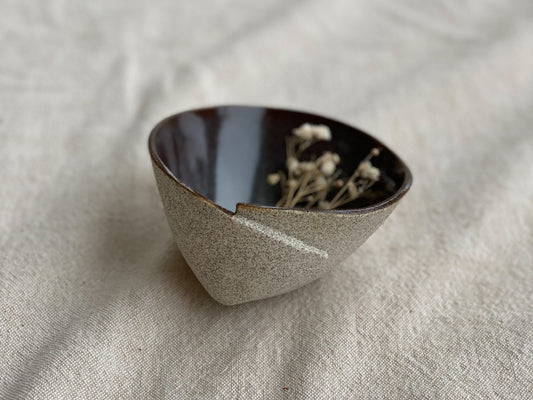 Small Stoneware Sauce Dish