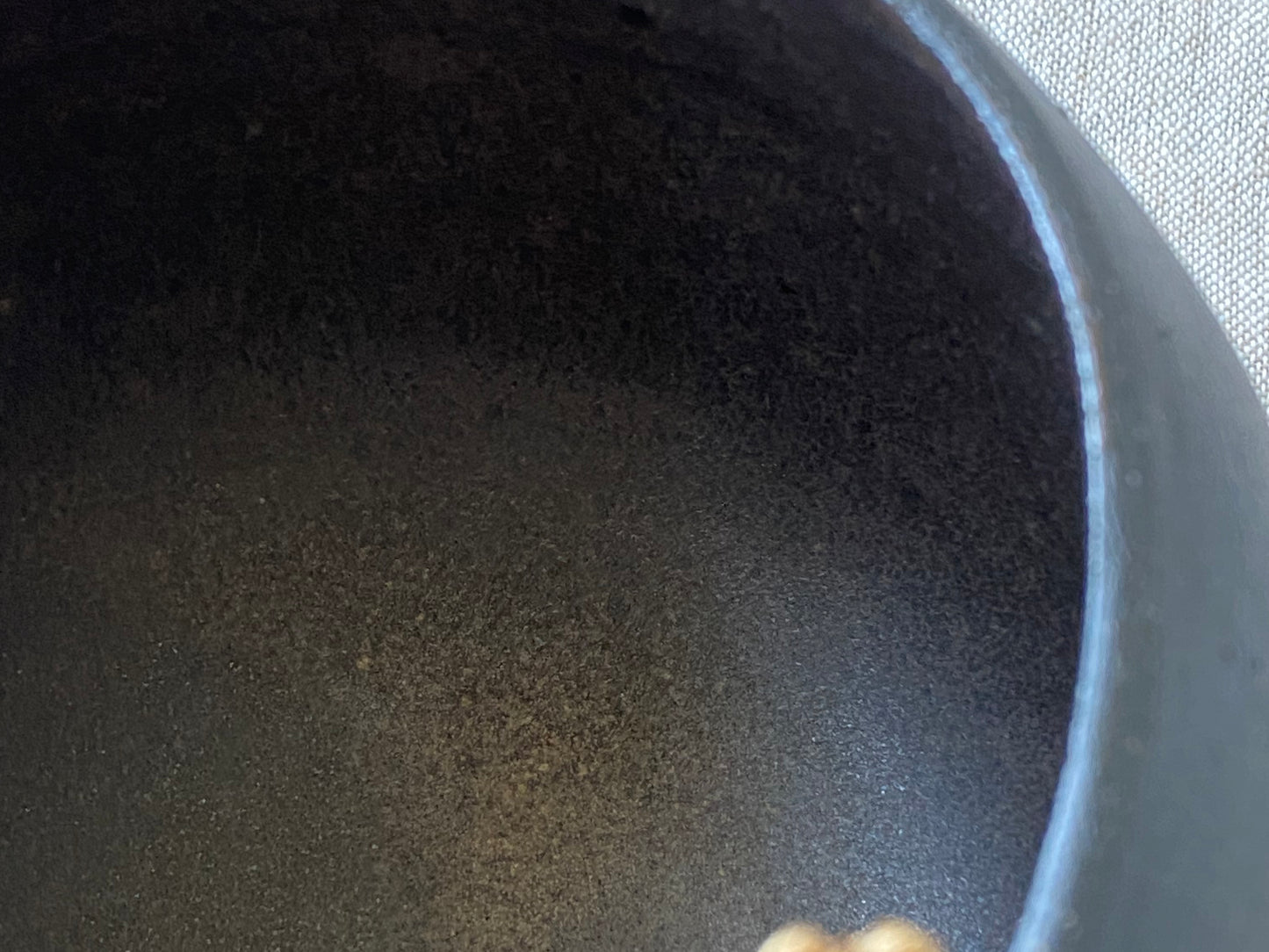 Set of 2 Black Round Cut & Fold Vases