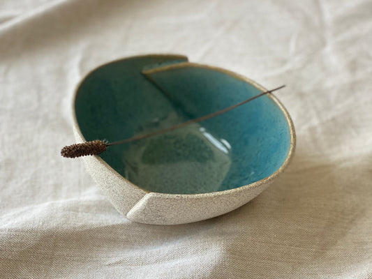 Blue Stoneware Bowl