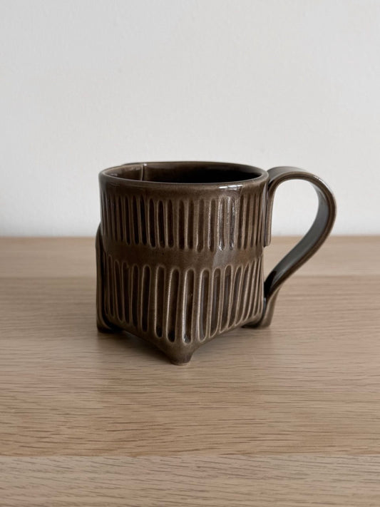 Fluted Smoke Mug | 11oz