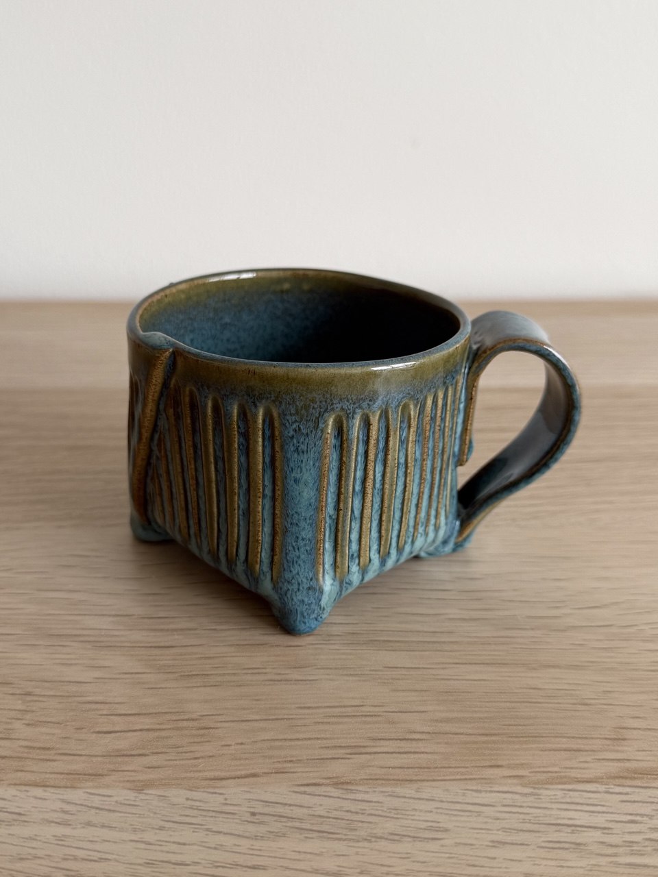 Turquoise Fluted Mug | 8oz