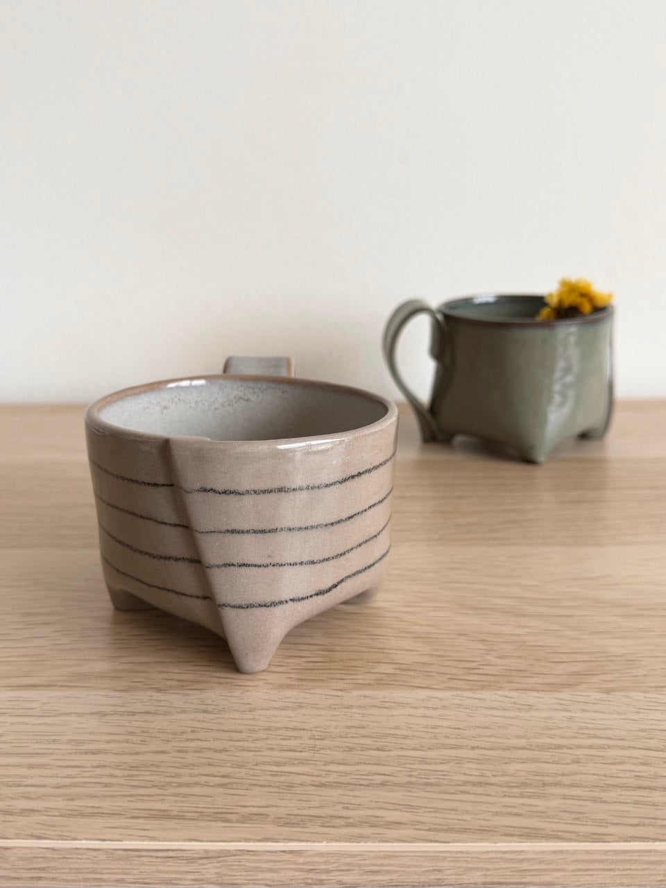 Striped Mug with Handle| 10oz