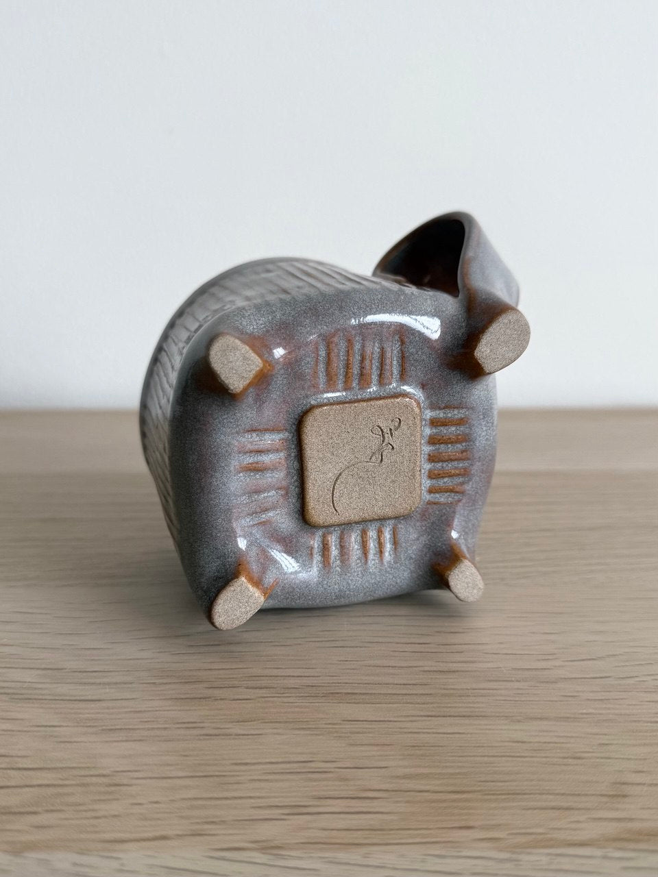 Gray Fluted Mug | 8oz