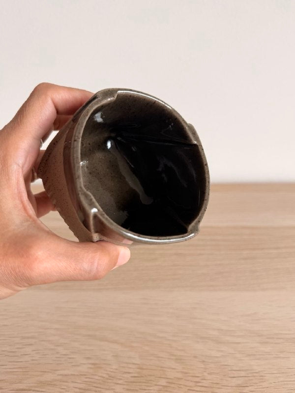 Smoke Fluted Tumbler | 8 oz