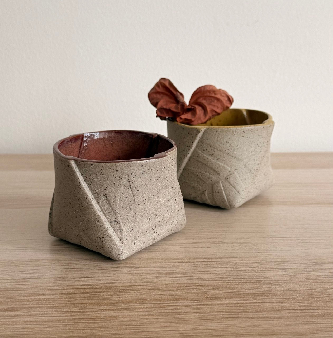 Plum Leafy Tumbler | 8 oz