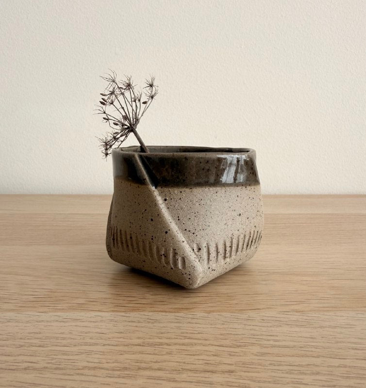 Smoke Fluted Tumbler | 8 oz