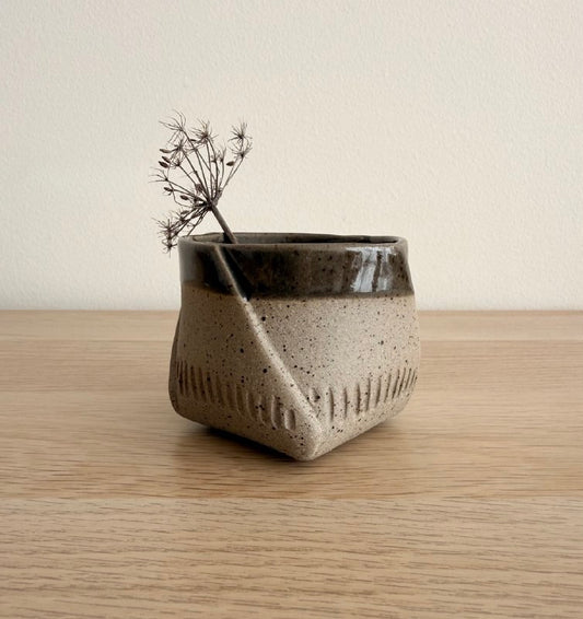 Smoke Fluted Tumbler | 8 oz