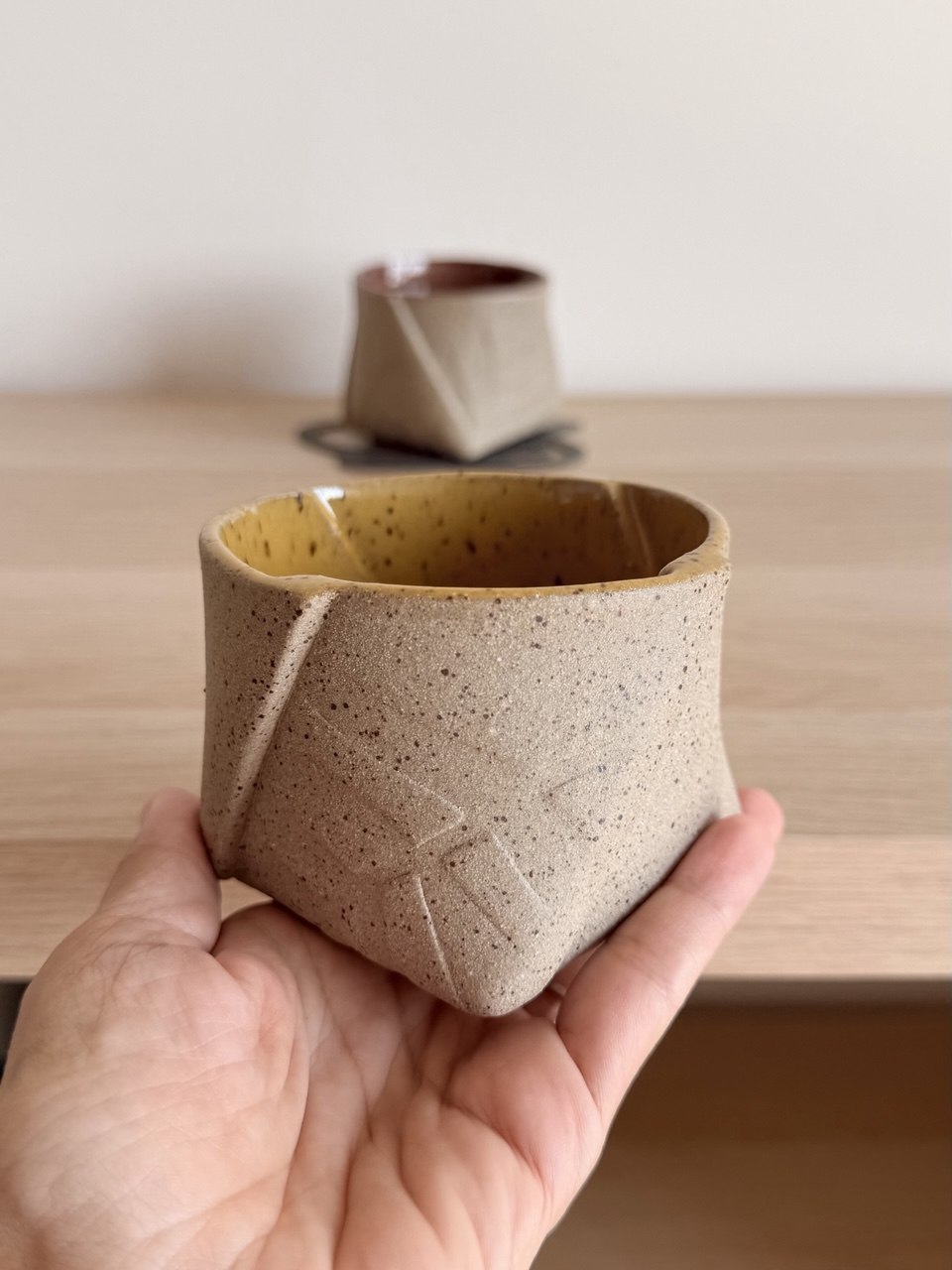 Yellow Leafy Tumbler | 8 oz