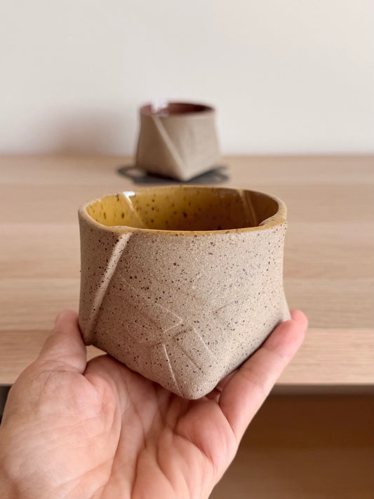 Yellow Leafy Tumbler | 8 oz