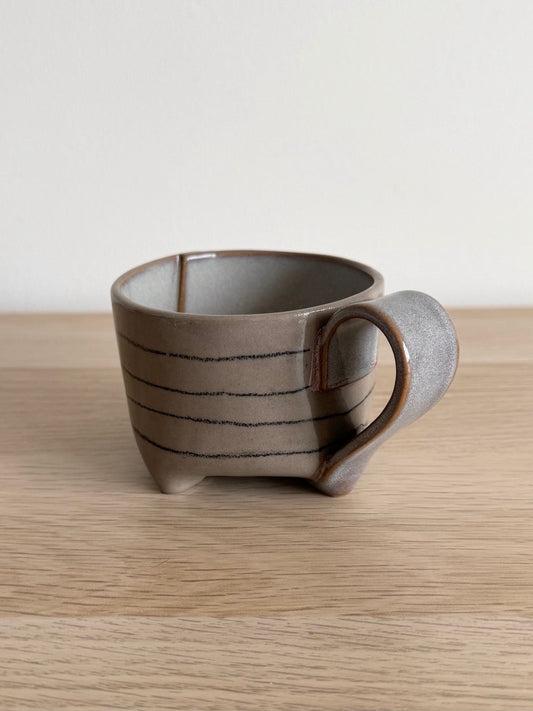 Striped Mug with Handle| 10oz