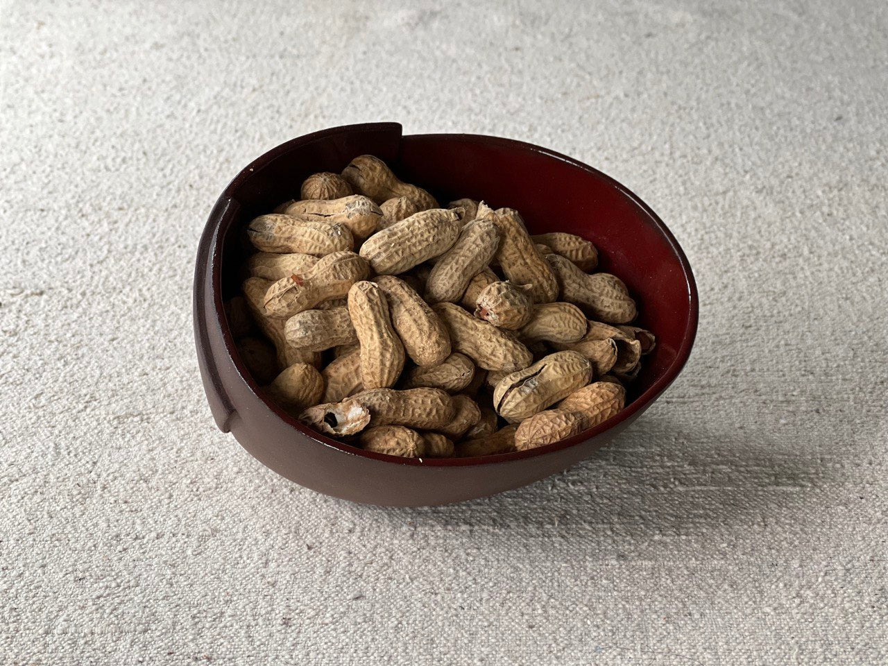 7" Red Stoneware Bowl