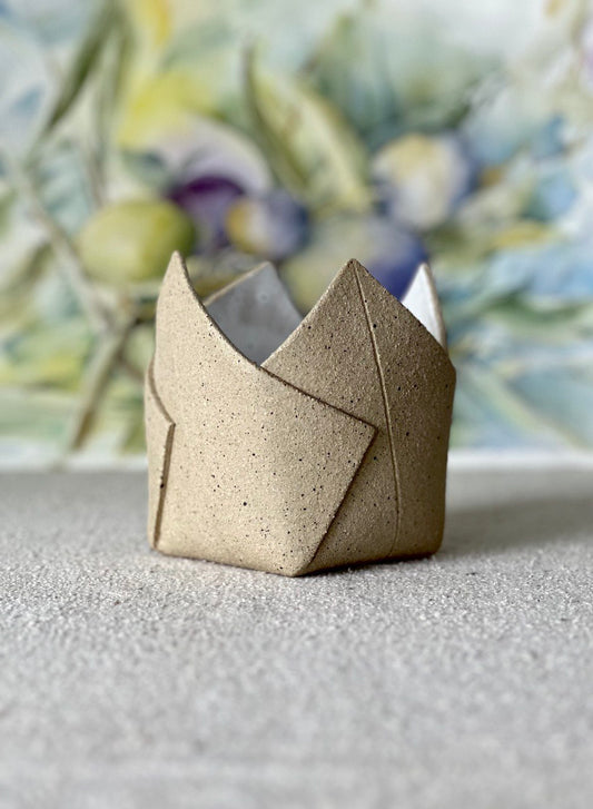 Ceramic Tutorial Video No: 11 - Step by Step Guide on How to Make a Geometric Planter