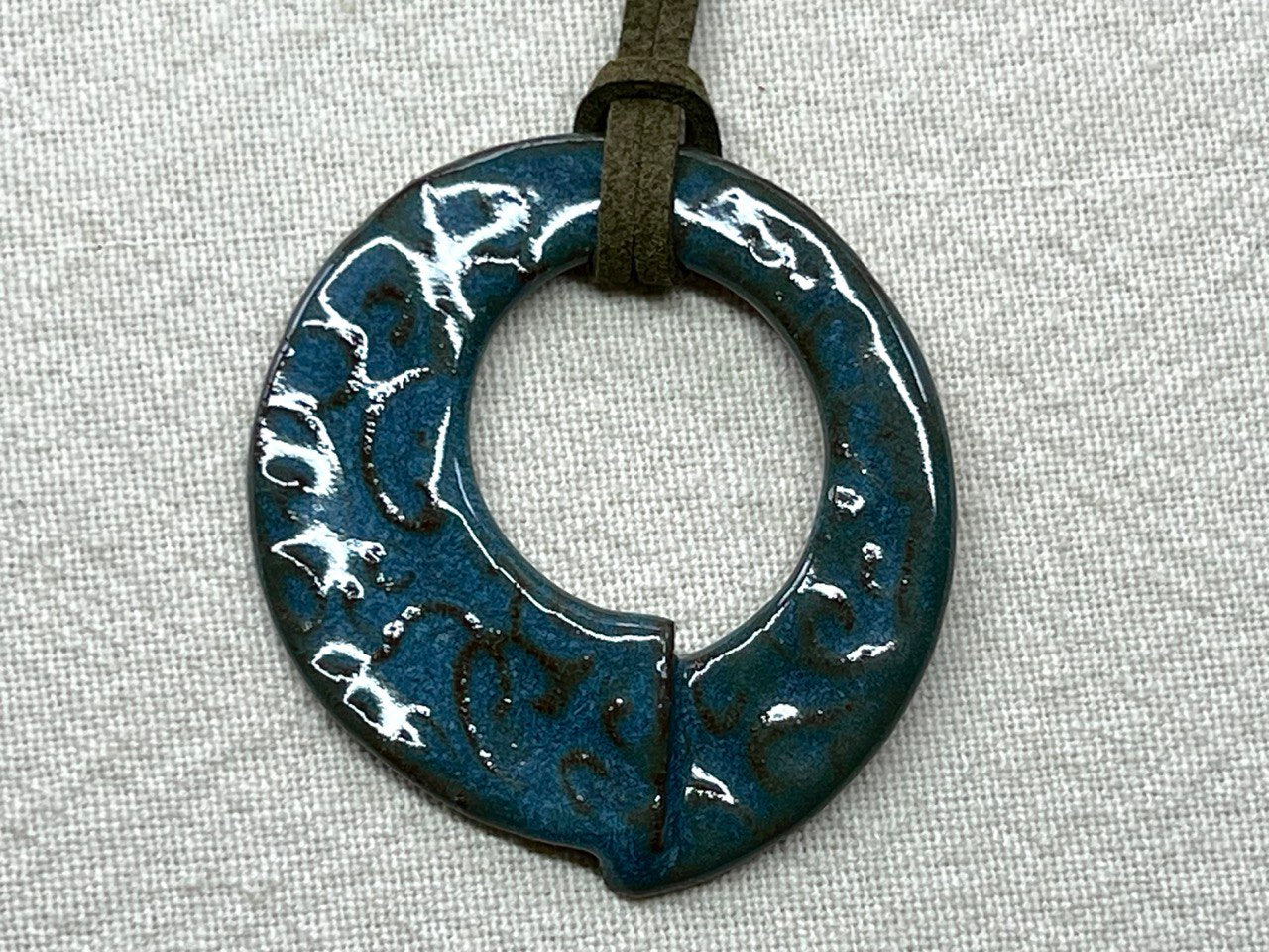 Blue Loop Pendant