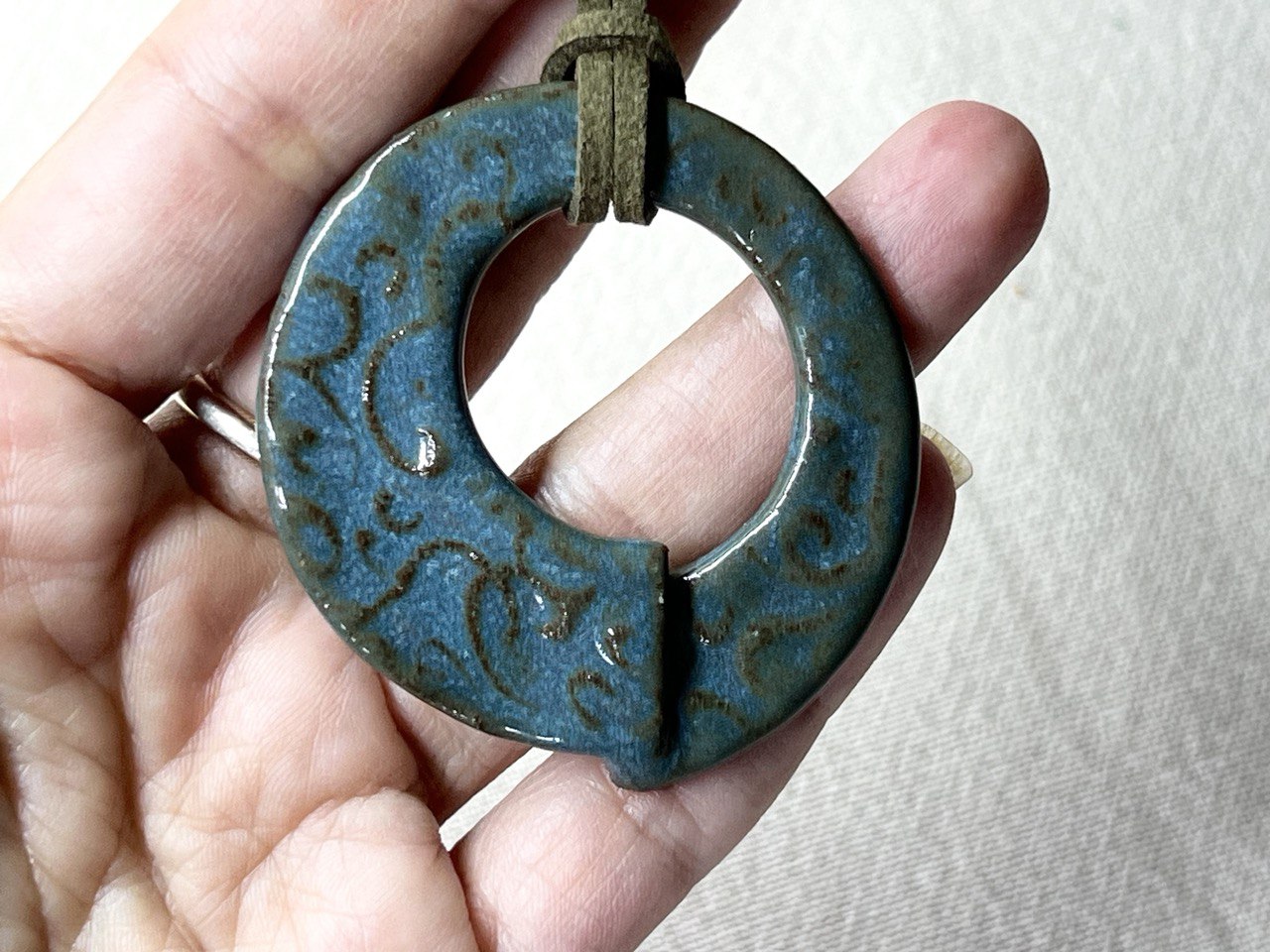 Blue Loop Pendant