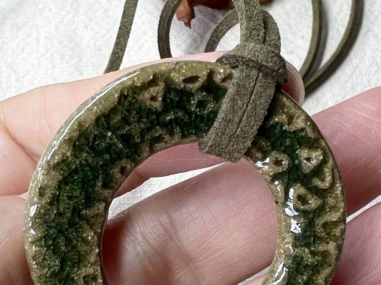 Green Loop Pendant