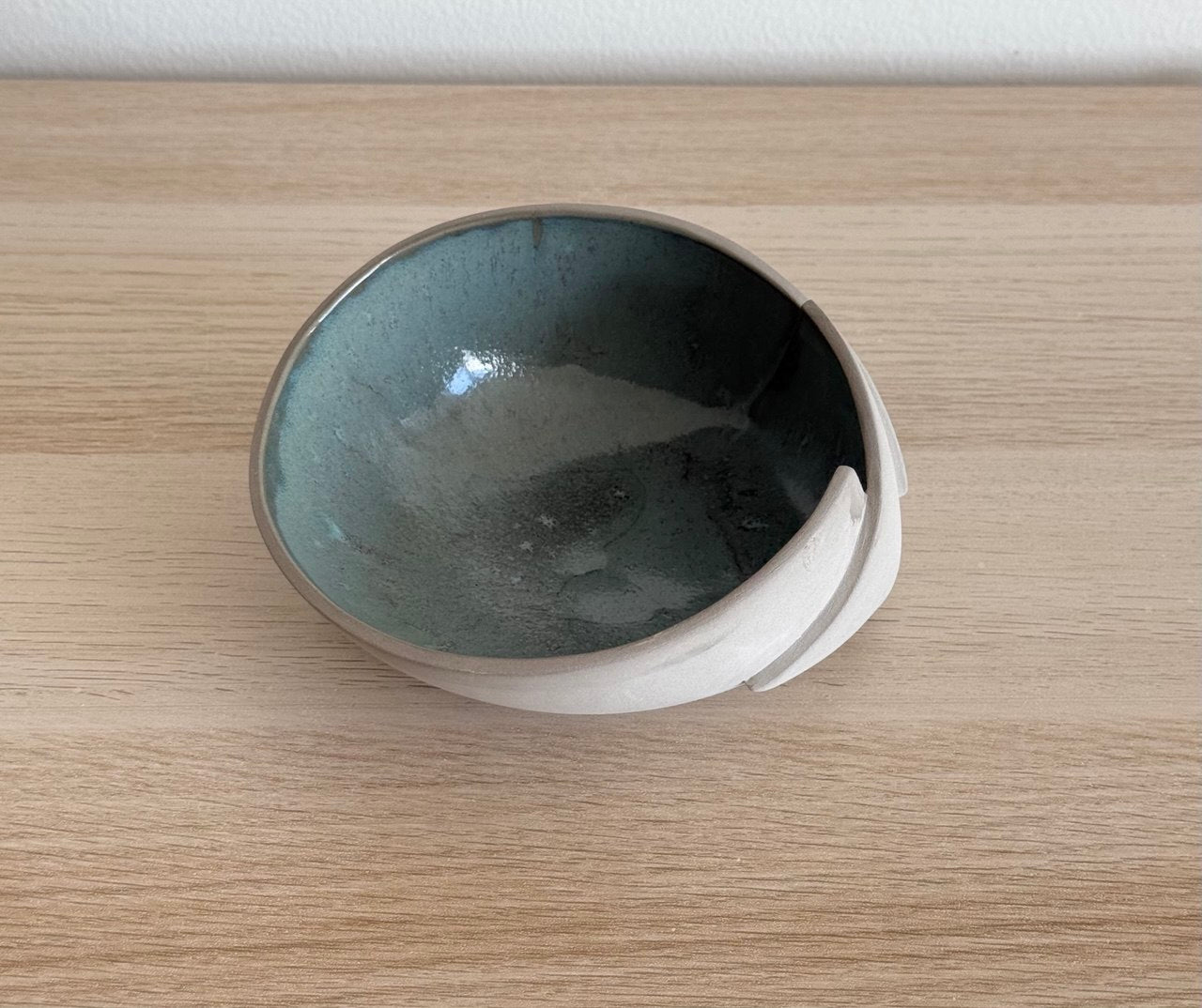 6" Turquoise 2 Cut Bowl