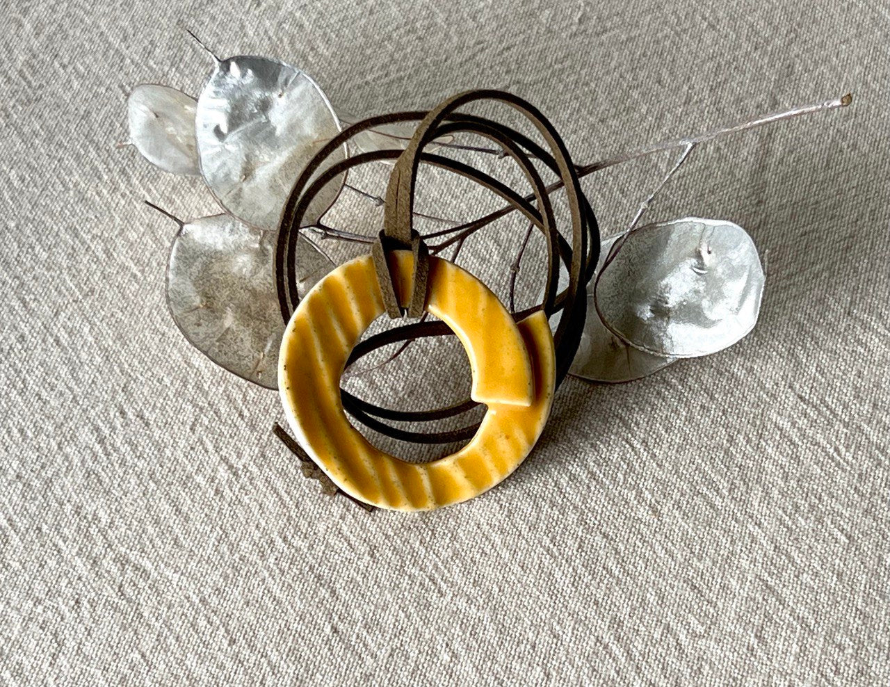 Yellow Loop Pendant