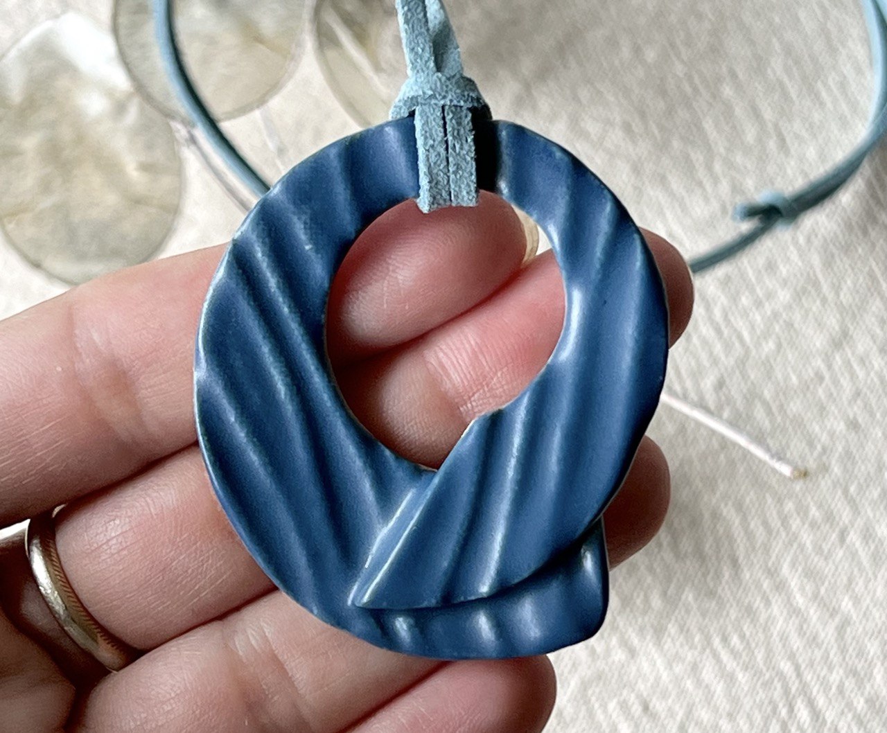 Blue Loop Pendant