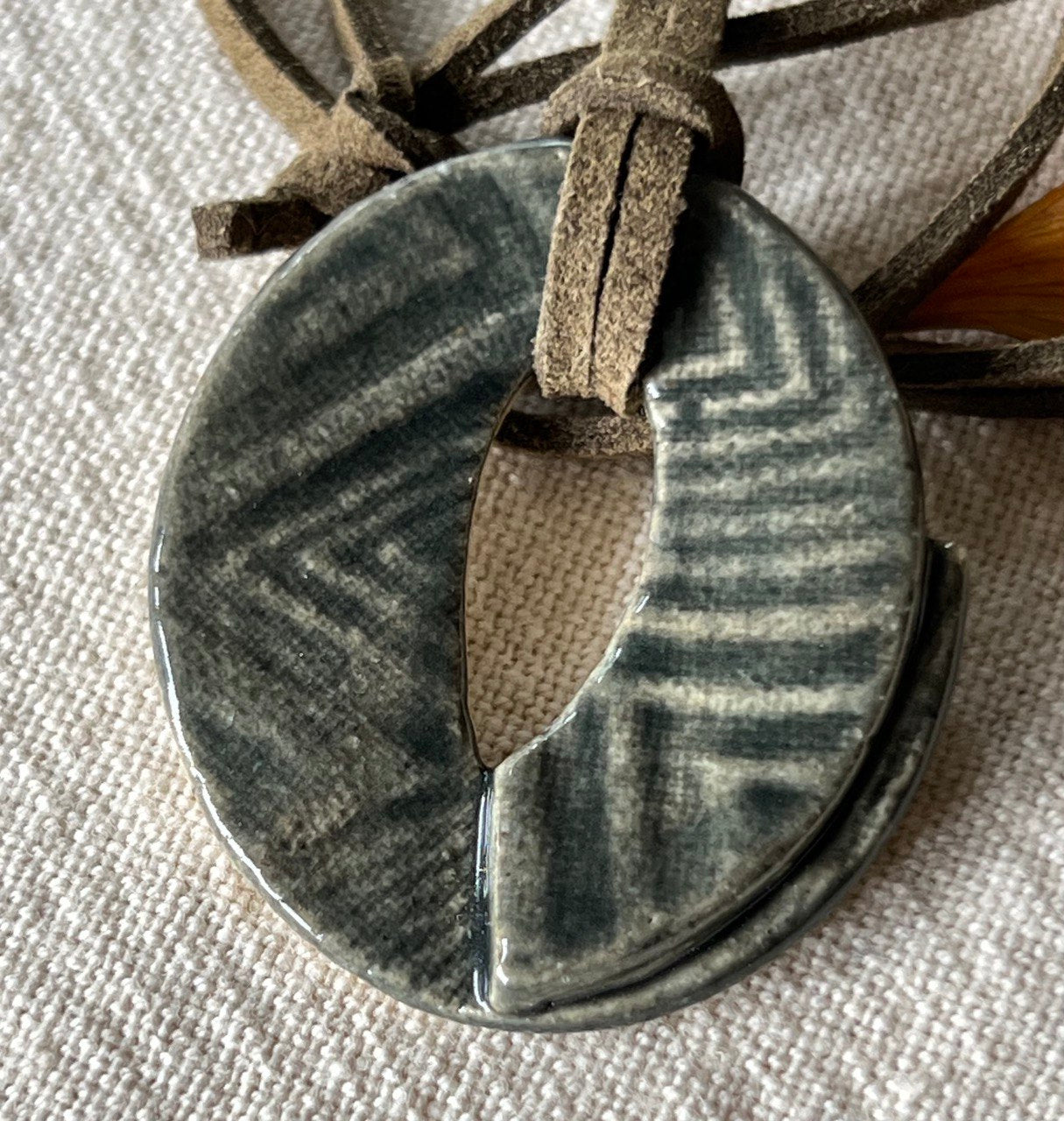 Grey Loop Pendant