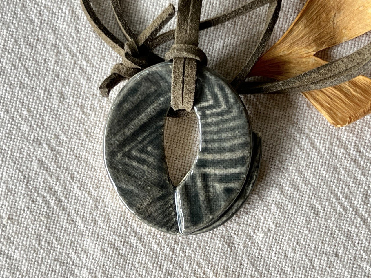 Grey Loop Pendant