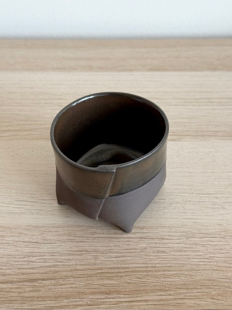 Burnt Umber Yunomi Tea Cup | 7oz