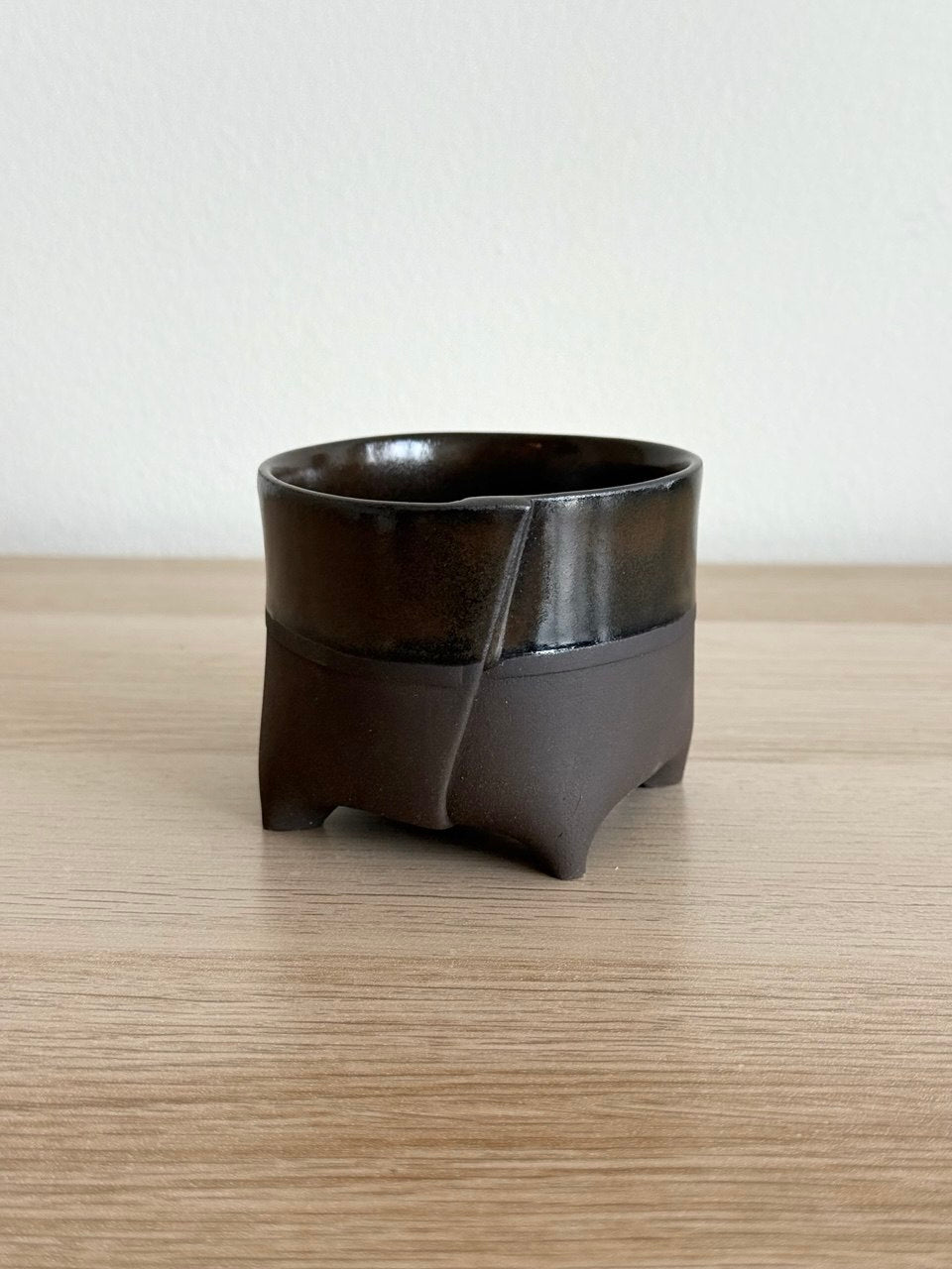 Burnt Umber Yunomi Tea Cup | 7oz