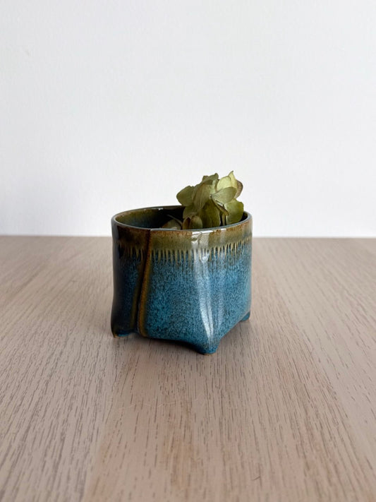 Turquoise Yunomi Tea Cup | 7oz