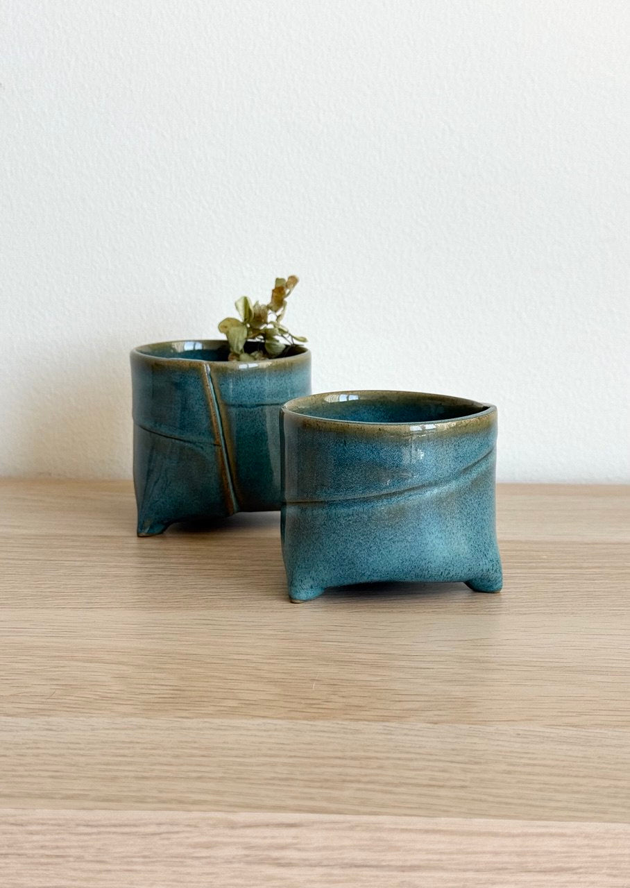 Deep Blue Yunomi | 9oz & 7oz