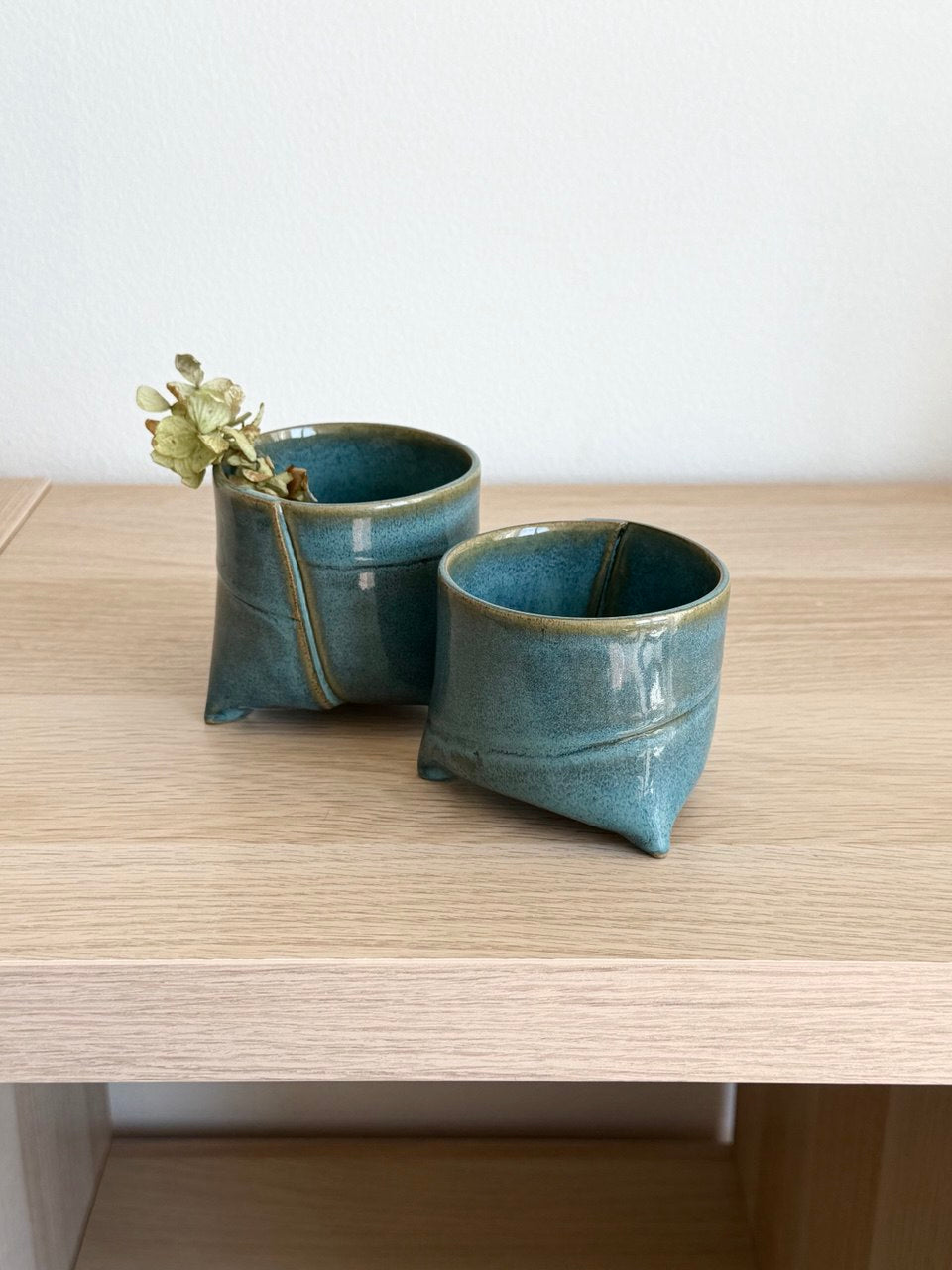 Deep Blue Yunomi | 9oz & 7oz