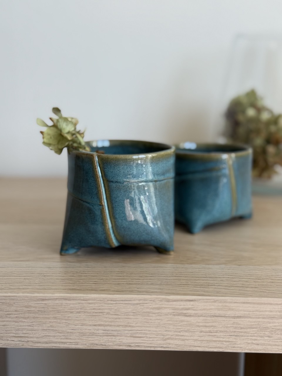 Deep Blue Yunomi | 9oz & 7oz