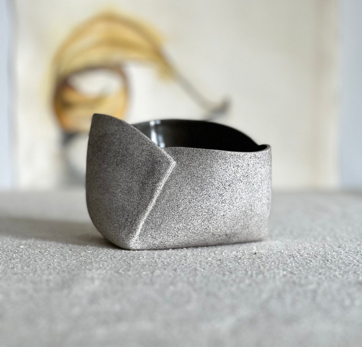 7" Grey Vessel