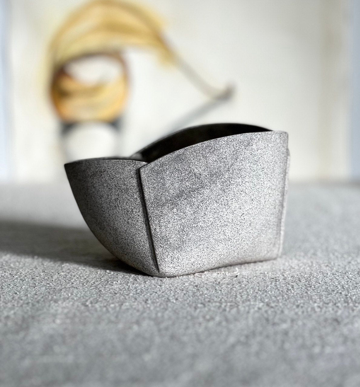 7" Grey Vessel
