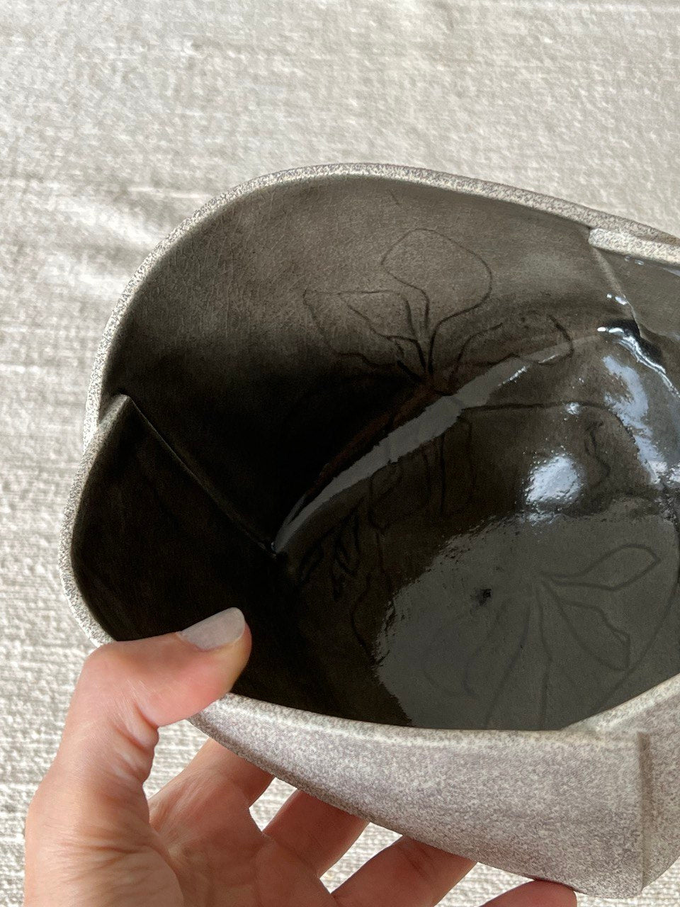 7" Grey Vessel